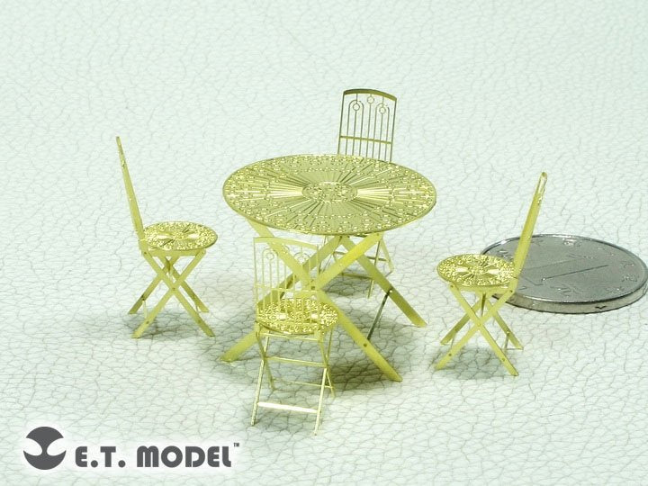 ET Model J35-020 Dining table and chairs Type.2 1/35
