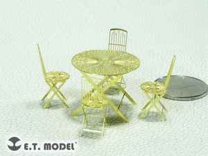 ET Model J35-020 Dining table and chairs Type.2 1/35