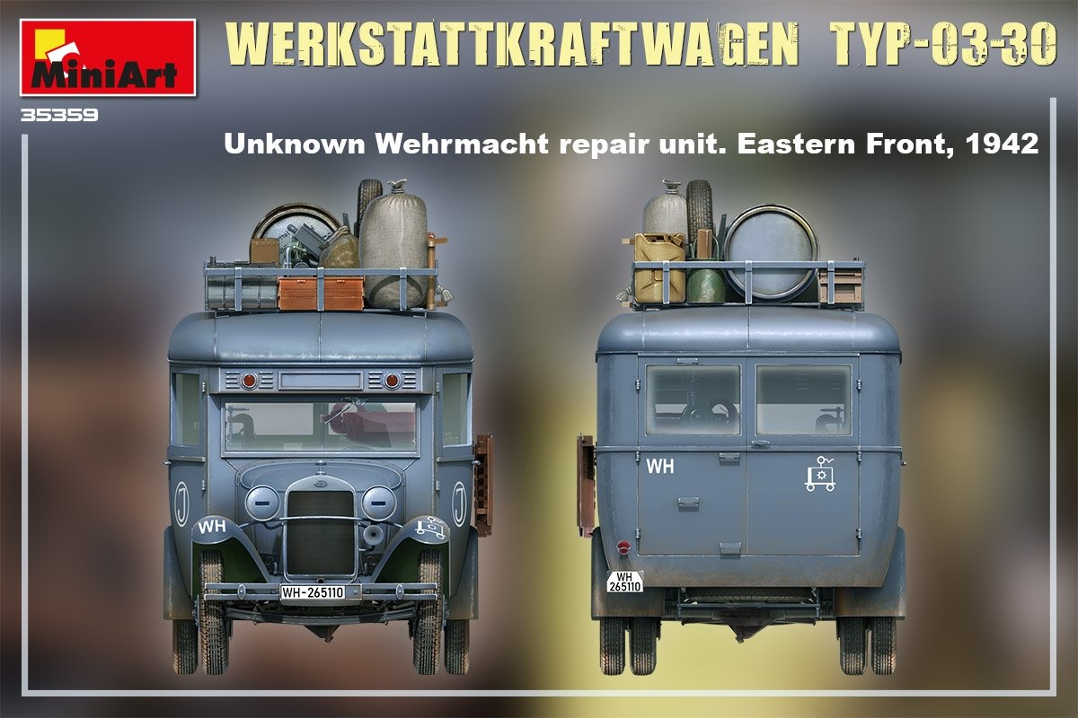 MiniArt 35359 WERKSTATTKRAFTWAGEN TYP-03-30 1/35 – zdjęcie 4