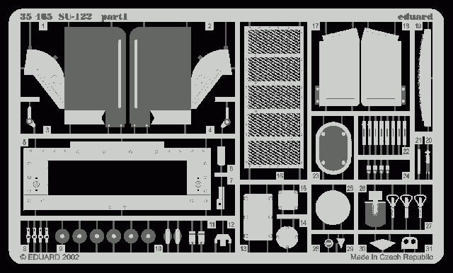 Eduard 35466 US 2 1/2 6x6 Cargo Truck 1/35 Tamiya – image 2