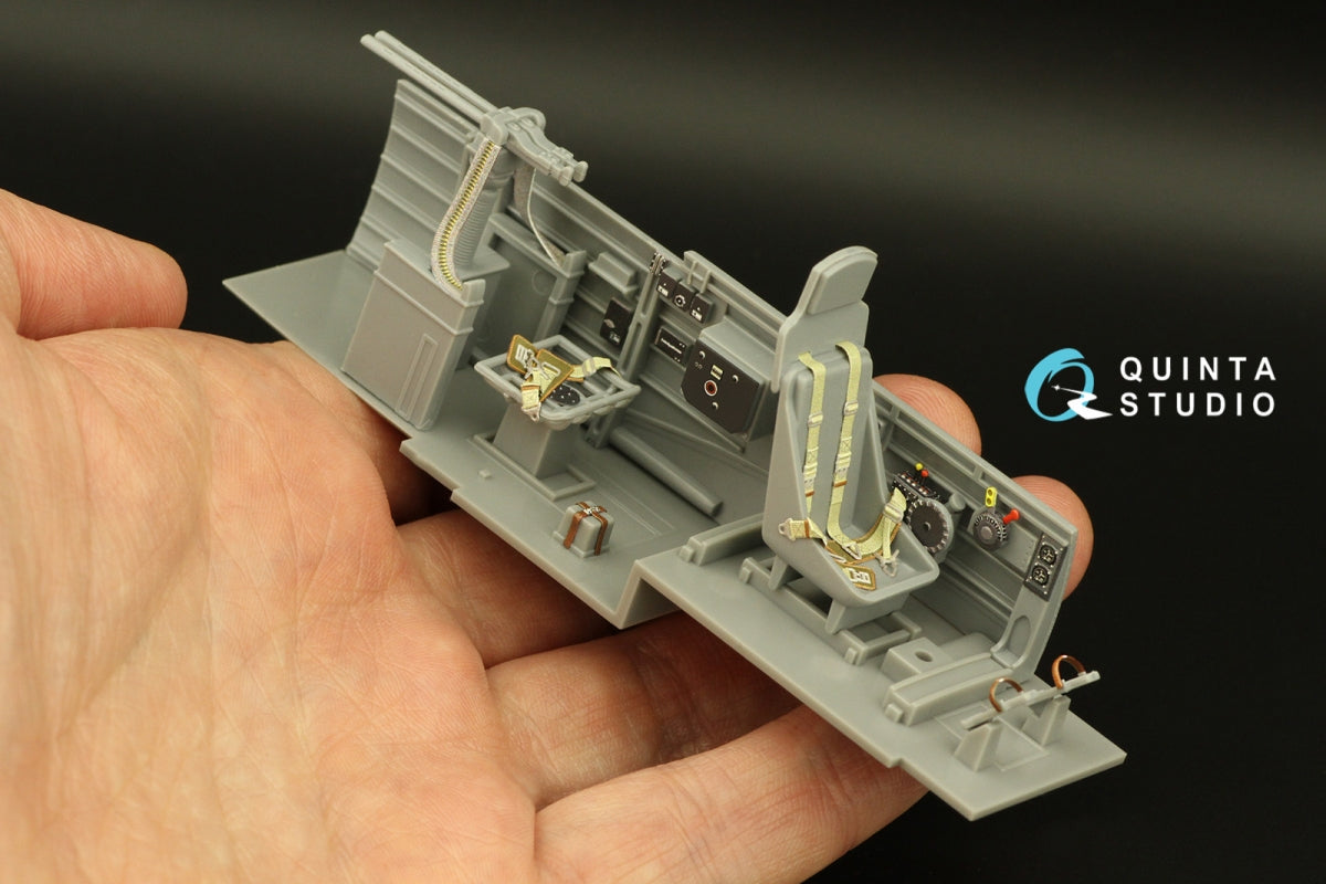 Quinta Studio QD32167 Ju 87D/G 3D-Printed &amp;amp; colored Interior on decal paper (Hasegawa) 1/32 – Bild 9