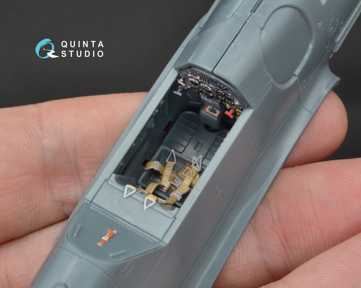 Quinta Studio QD48094 Bf 109G-6 3D-Printed &amp;amp; colored Interior on decal paper (for Eduard kit) 1/48 – image 9