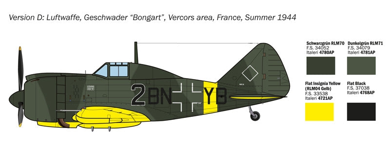 Italeri 1472 Reggiane Re.2002 Ariete 1/72 – immagine 6