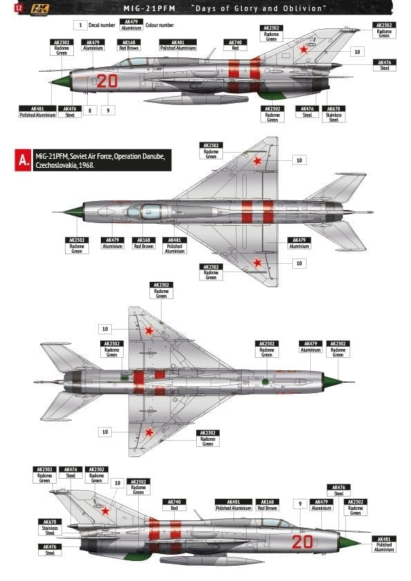 AK Interactive AK148003 MiG-21PFM Days of Glory and Oblivion 1/48 – image 3