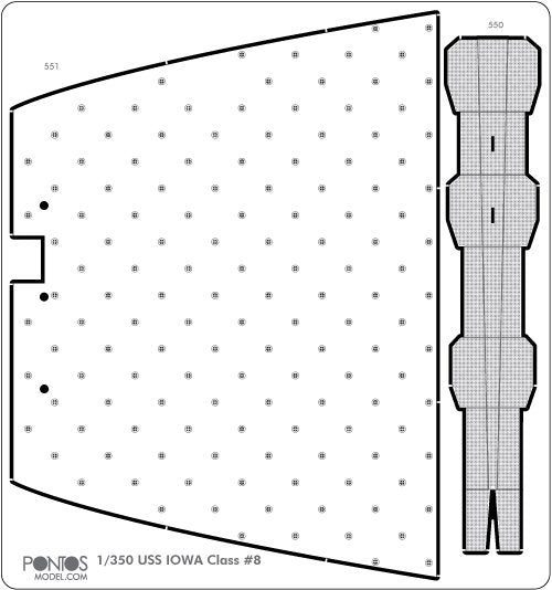 Pontos 35011F1 USS BB-63 Missouri BATTLESHIP Detail Up Set 1/350 – image 12