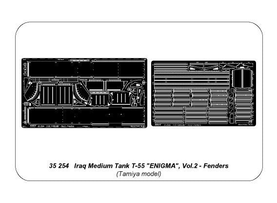 Aber 35254 Iraqi Medium Tank T-55 ENIGMA - vol. 2 - fenders 1/35 – image 9
