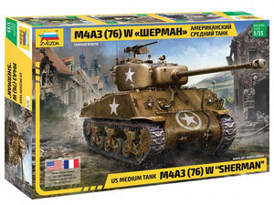 Zvezda 3676 M4A3 (76) W &amp;quot;SHERMAN&amp;quot; 1/35