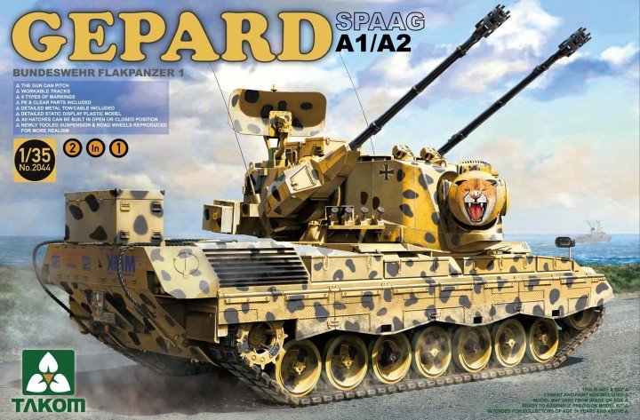 Takom 2044 SPAAG Gépard A1/A2 1/35
