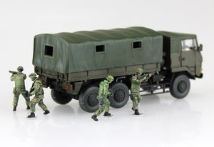 Aoshima 01208 JGSDF 3 1/2t Truck with Additional Armor w/6 Figures 1/72 – Bild 3