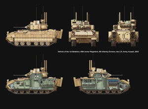 Meng Model SS-004 USInfantry Fighting Vehicle M2A3 Bradley w/BUSK (1/35) – image 14