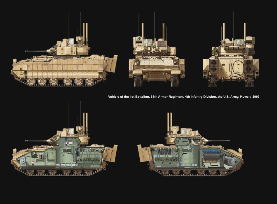 Meng Model SS-004 USInfantry Fighting Vehicle M2A3 Bradley w/BUSK (1/35) – image 14