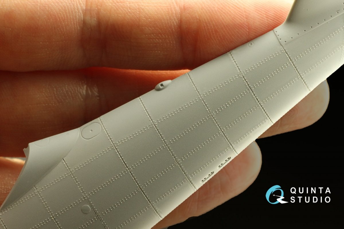 Quinta Studio QRV-024 Double riveting rows (rivet size 0.15 mm, gap 0.6 mm, suits 1/48 scale), White color, total length 6.2 m/20 ft – image 4