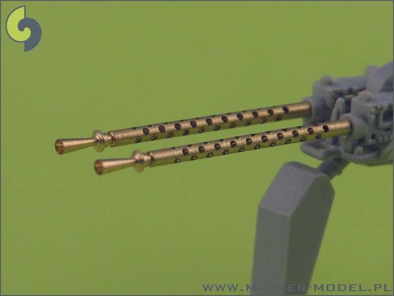 Master SM-35-002 Browning M2 aircraft .50 caliber (12.7mm) barrels with flash hiders (2pcs) – obrázek 3