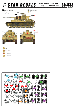 Star Decals 35-838 German Afrika Mix #8 1/35 – immagine 2