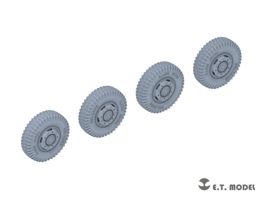 ET Model P35-102 WWII German Sd.Kfz.234 Small Diameter Weighted Wheels Type.2 1/35 – image 2