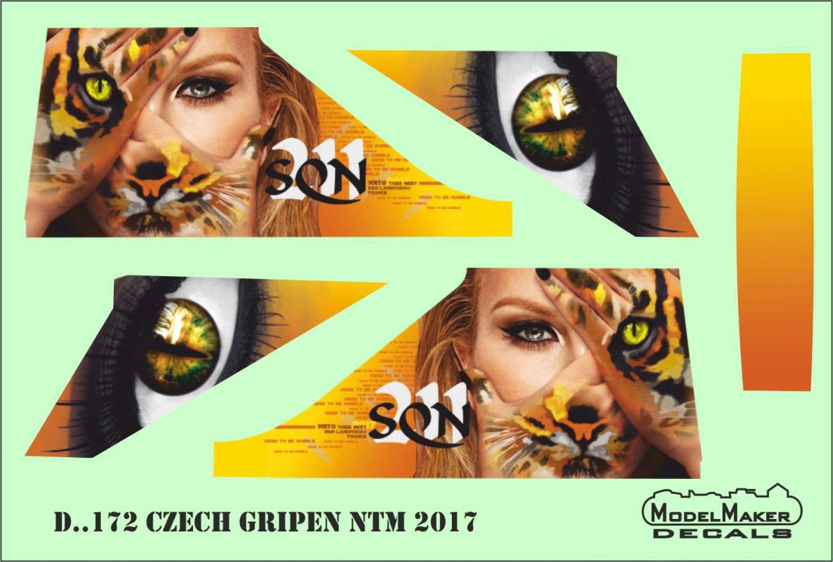 ModelMaker Decals D48172 Czech Gripen NTM 2017 1/48 – image 3