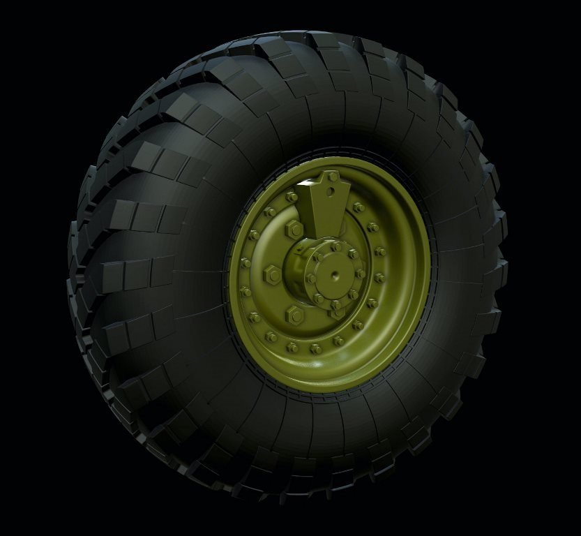Panzer Art RE35-536 ZiL-157&amp;amp;BTR-152 road wheels 1/35 – obrázek 2