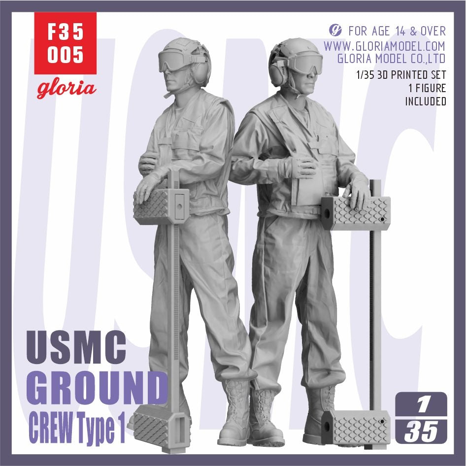 Gloria F35005 USMC LHA/LHD Ground Crew (Type 1) 1/35 – Bild 2