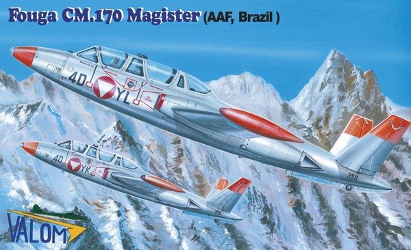 Valom 72091 Fouga CM.170R Magister (AAF, Brazil) 1/72