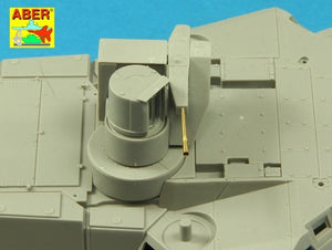 Aber 35 L-187 Armament for Russian Main Battle Tank T-14 ARMATA barrel for 125 mm 2A82-1M cannon &amp;amp; barrel for 12.7 mm Kord AA MG 1/35 – obrázek 15