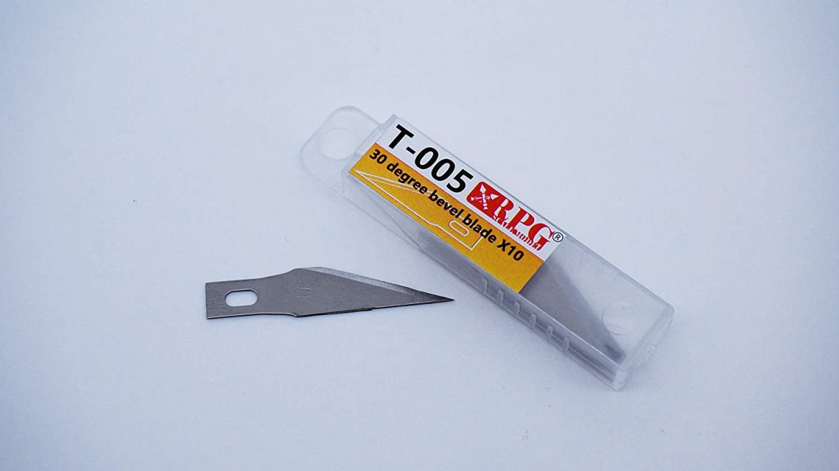 RPG MODEL T-005 30 Degree bevel blade x10 piece set / blades