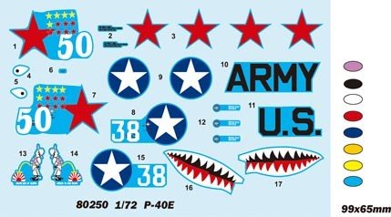 Hobby Boss 80250 P-40E &amp;quot;Kitty hawk&amp;quot; 1/72 – Bild 2