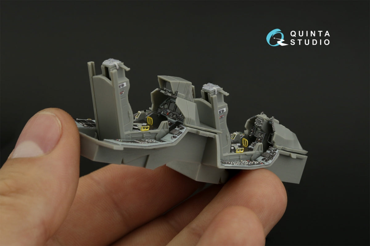 Quinta Studio QD48419 F-16D block 40 3D-Printed &amp;amp; colored Interior on decal paper (Kinetic 2022 tool) 1/48 – obrázek 12