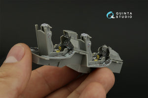 Quinta Studio QD48419 F-16D block 40 3D-Printed &amp;amp; colored Interior on decal paper (Kinetic 2022 tool) 1/48 – obrázek 12