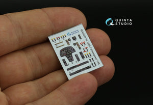Quinta Studio QD48271 Hs 129B-2 3D-Printed &amp;amp; colored Interior on decal paper (Hasegawa) 1/48 – image 8