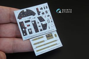 Quinta Studio QD32015 F4U-1 Corsair (Bird cage) 3D-Printed &amp;amp; colored Interior on decal paper (for Tamiya kit) 1/32 – image 2