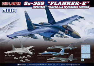 Great Wall Hobby L4823 Su-35S &amp;quot;Flanker-E&amp;quot; Multirole Fighter Air to Surface Version 1/48