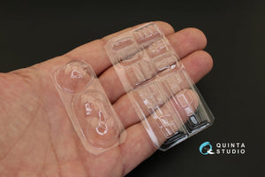 Quinta Studio QC48100 IL-4 vacuformed clear canopy (for Xuntong kit) 1/48 – immagine 3