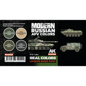 AK Interactive RCS132 Modern Russian AFV Colors 4x17ml – image 2