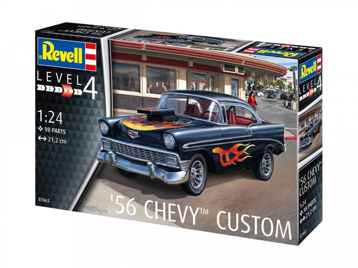 Revell 67663 Chevy Customs &amp;#39;56 - 1/24 scale model kit – Bild 2