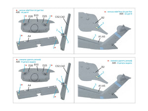Quinta Studio QP48052 MH-60L exterior parts (ICM) 1/48 – image 8