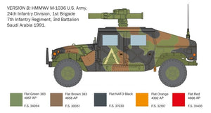 Italeri 6598 HMMWV M1036 TOW Carrier 1/35 – image 3