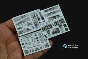 Quinta Studio QDS-32227 MiG-29UB 3D-Printed &amp;amp; colored Interior (Trumpeter) (Small version) 1/32 – immagine 3