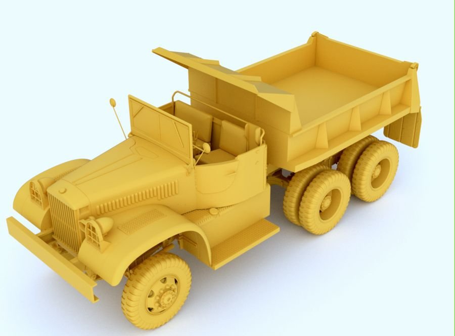 Mirror Model 35806 US Diamond T 972 Dump Truck Late open Cab 1/35 – Bild 5