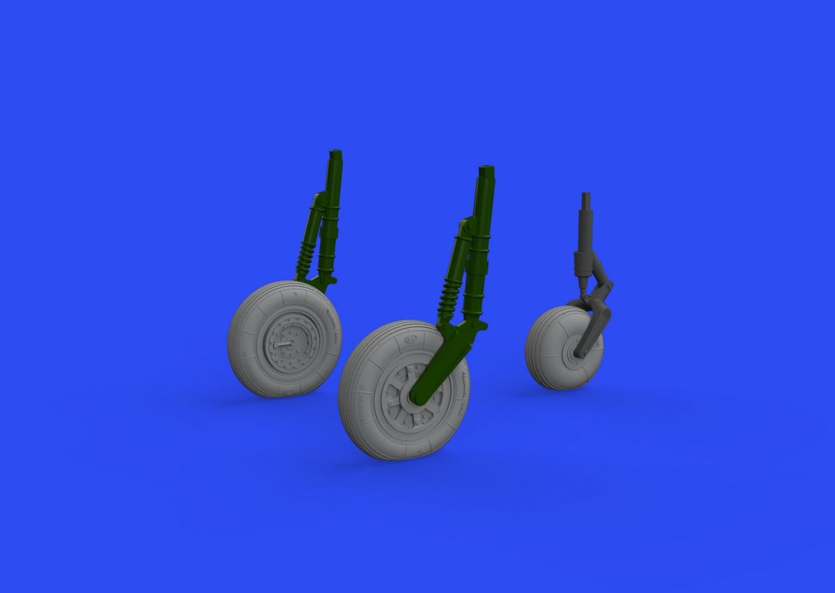 Eduard 648622 MiG-15 wheels BRONCO / HOBBY 2000 1/48 – Bild 3