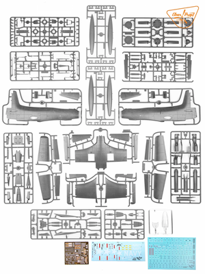 Clear Prop! CP4801 A2D-1 Skyshark ADVANCED KIT 1/48 – image 4
