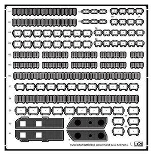 MK1 Design MD-20025 DKM Battleship SCHARNHORST VALUE PACK for Trumpeter 1/200 – Bild 13