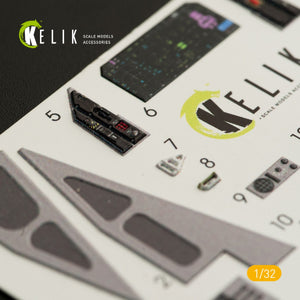 KELIK K32009 F-35C INTERIOR 3D DECALS FOR TRUMPETER KIT 1/32 – image 5