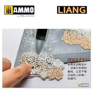 Liang 0007 Salt Weathering Effects Airbrush Stencils (Intensive) – image 7