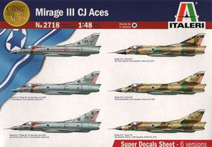 Italeri 2718 Dessault-Breugeut Mirage IIIC Aces 1/48