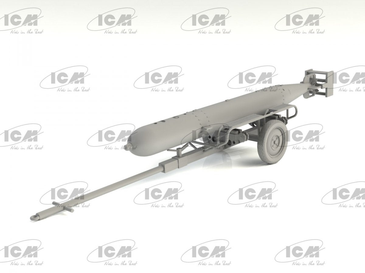 ICM 48404 WWII German Torpedo Trailer 1/48 – immagine 5