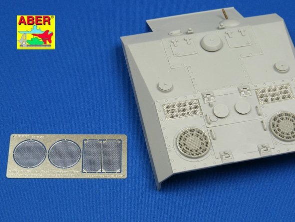 Aber 35G23 Grilles for german self propelled gun Geschützwagen Tiger für 17cm Kanone 72 (1/35) – Bild 3