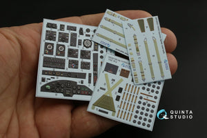 Quinta Studio QD32125 He 111 P/H 3D-Printed &amp;amp; colored Interior on decal paper (Revell/ProModeler) 1/32 – image 14
