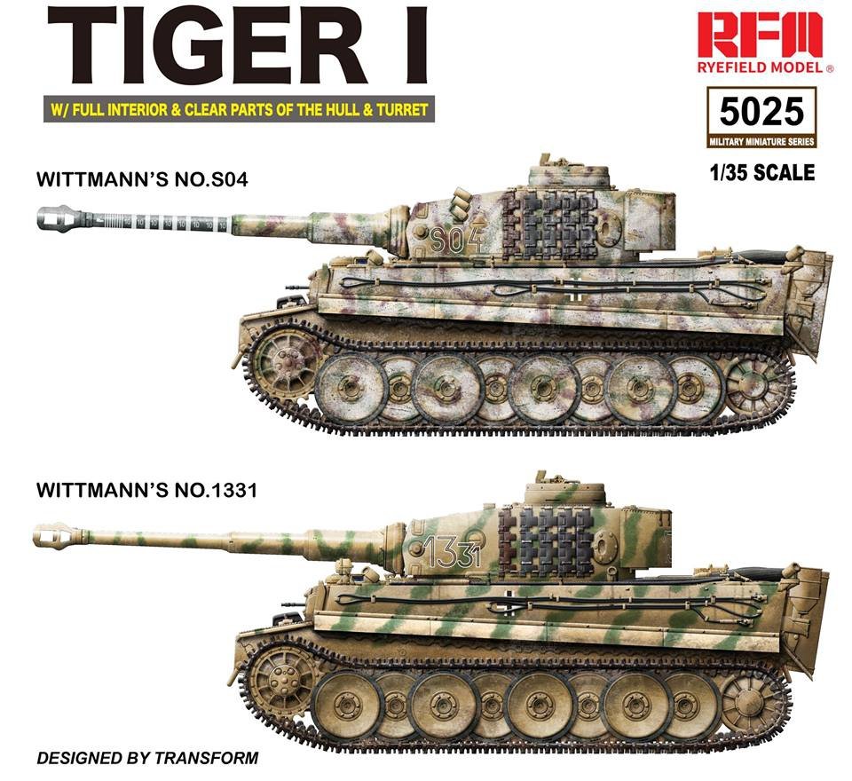 Rye Field Model 5025 German Tiger I Early Production Wittmann&amp;#39;s Tiger 504 FULL Interior 1/35 – image 2