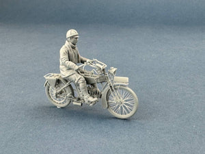 Copper State Models F32-059 German Dispatch Rider riding a motorcycle (Motorcycle not included) 1/32 – image 3
