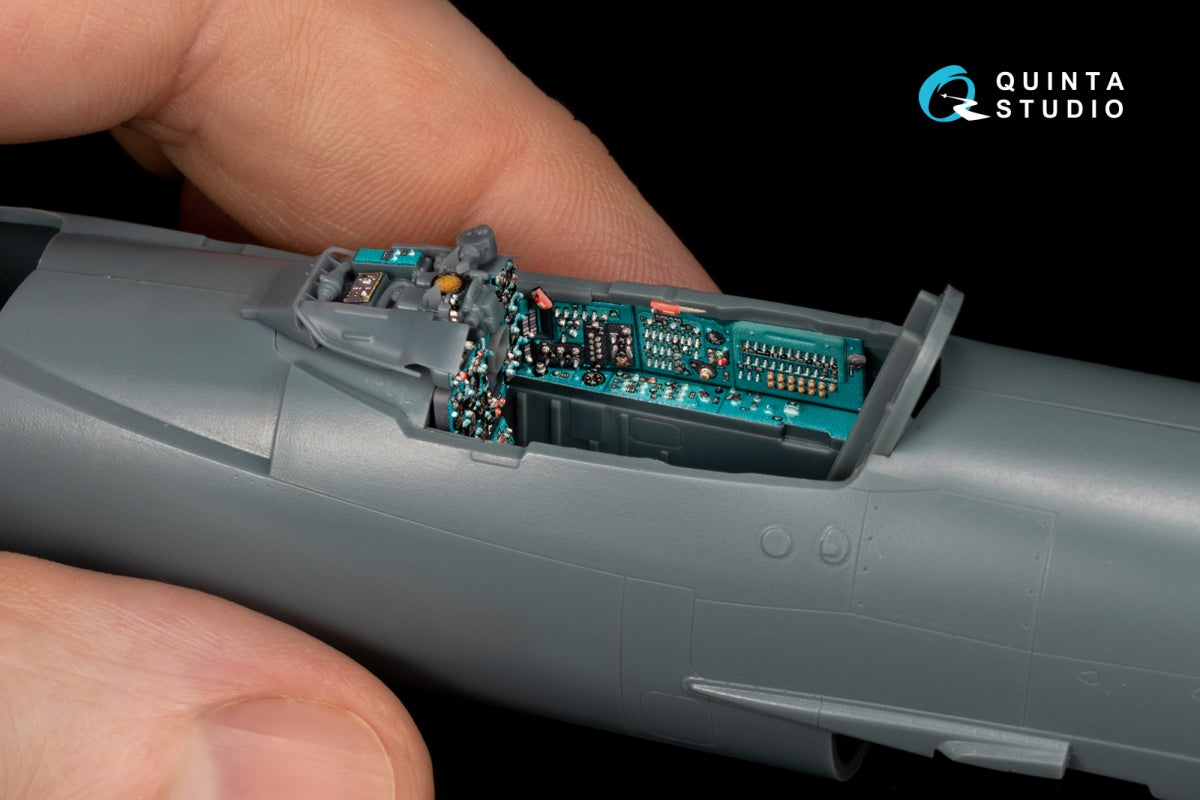 Quinta Studio QD+48580 MiG-21bis early Fishbed-L 3D-Printed &amp;amp; colored Interior on decal paper (Eduard) (with 3D-printed resin parts) 1/48 – image 7